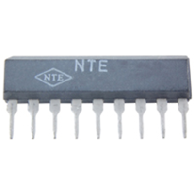 NTE Electronics NTE15027 INTEGRATED CIRCUIT 3-INPUT SWITCH W/MUTE FOR VCR 9-LEAD