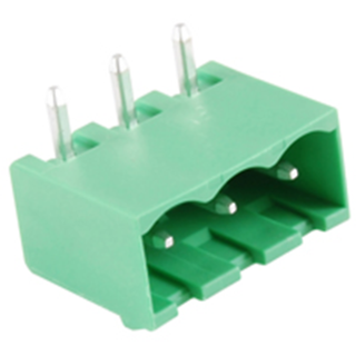 NTE Electronics 25-E1400-03 Terminal Block 3 Pole 5.08mm Pitch 300V 15A PC Mount