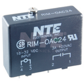 NTE Electronics RIM-OAC15 OUTPUT DIGITAL MODULE 15VDC INPUT 120VAC