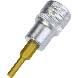 Hazet 8801A-1/8 10mm (3/8") 1/8 Hexagon TiN Screwdriver Socket