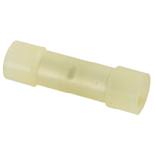 NTE Electronics 76-NIBC12L Butt Connector Nylon Insulated 12-10awg Tin 50/pkg