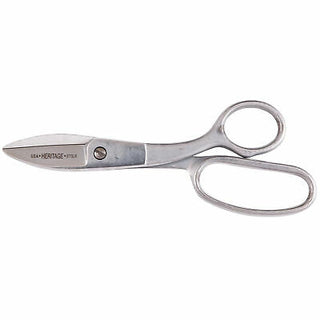 Heritage Cutlery 8775LR 8 5/8'' Broad Blade Shear / Large Ring / Industrial Coat