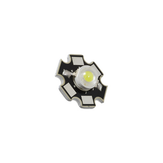 NTE NTE30180-W LED 3W High Power Cool White 6000k 230 lumen 20mm star base