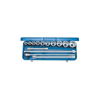 Gedore 6280340 Socket set 3/4 Inch Drive, 14 pcs Hex 22-50 mm