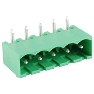 NTE Electronics 25-E1000-05 Terminal Block 5 Pole 5.00mm Pitch Socket Horizontal