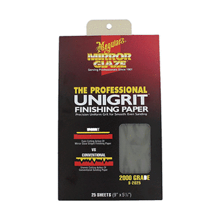 Meguiar's Mirror Glaze Unigrit Finishing Paper, 2000 Grit