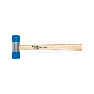 Hazet 1951-40 Plastic Soft-Faced Hammer, Low Rebound, 40mm