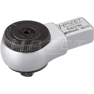 Hazet 6401N 9 x 12mm Solid 6.3mm (1/4") Insert Reversible Ratchet