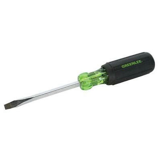 Greenlee 0153-11C Screwdriver, Flat-Key 1/4x4 in.