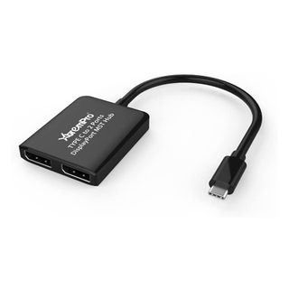 Bytecc 61075 USB 3.1 Type C to 2 Display Port, Dual Monitor Splitter