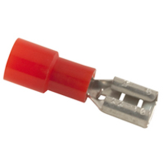 NTE Electronics 76-NIFD22-187C Female Disconnect Nylon Insulated 22-18awg 100/pk