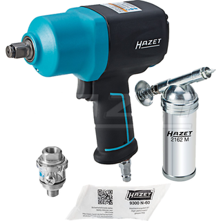 Hazet 9012EL-SPC/4 1700Nm Solid 12.5mm (1/2") Impact Wrench w/ Assortment