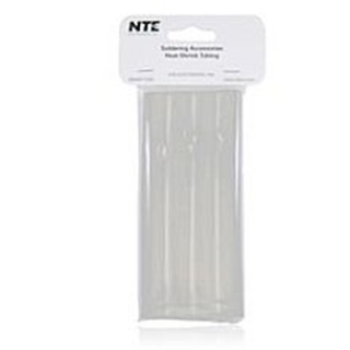 NTE Electronics 47-25406-CL Heat Shrink 1/2" Dia W/adhesive CLR 6" Length 4pcs