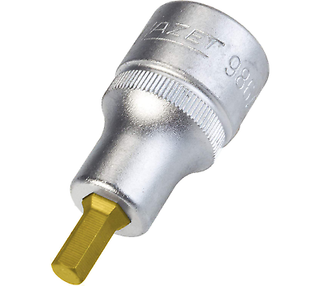 Hazet 986A-7/32 7/32 Hexagon 1/2 Square Screwdriver Socket