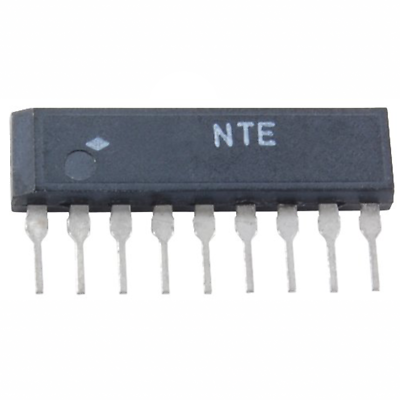 NTE Electronics NTE1529 IC-DUAL OPERATIONAL AMP 9 PIN SIP PHASE COMPENSATION CIR