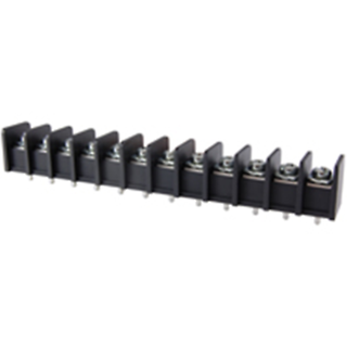 NTE Electronics 25-B400-12 Terminal Block Barrier 12 Pole 11.00mm Pitch 300V 25A