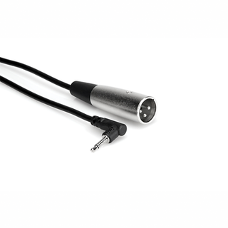 Hosa XVM-305M 5-Feet Right-Angle 3.5mm TS to XLR3M Microphone Cable