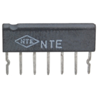 NTE Electronics NTE1431 INTEGRATED CIRCUIT AUDIO DRIVER 7-LEAD SIP VCC=15V MAX