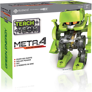 Elenco TTG-617 Teach Tech Meta 4-in-1 Transforming Solar Robot