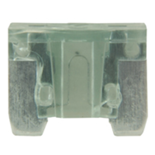 NTE Electronics 74-LPM-2A-B FUSE AUTOMOTIVE, 2A LOW PROFILE MINI, GREY, 5/PKG