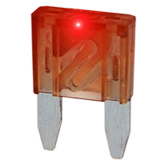 NTE Electronics 74-LMAF7.5A FUSE-MINI AUTOMOTIVE W/LED INDICATOR