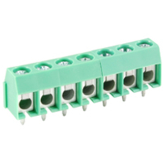 NTE Electronics 25-E400-07 Terminal Block 7 Pole 5.00mm Pitch 300V 16A PC Mount