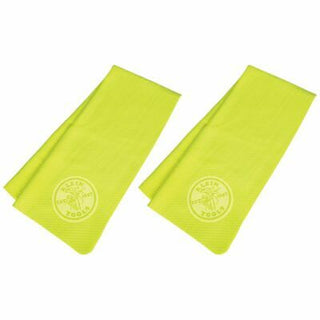 Klein Tools 60486 Cooling PVA Towel, High-Visibility Yellow, 2-Pack