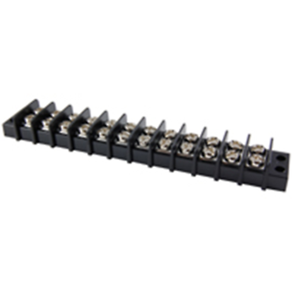 NTE Electronics 25-B500-12 Terminal Block Barrier Dual Row 12 Pole 9.50mm Pitch