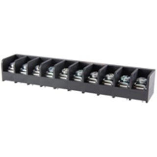 NTE Electronics 25-B300-10 Terminal Block Tri-barrier 10 Pole 9.50mm Pitch 300V