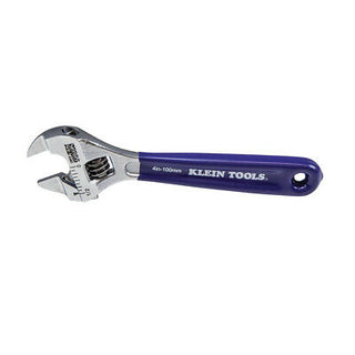 Klein Tools D86932 Slim-Jaw Adjustable Wrench, 4-Inch