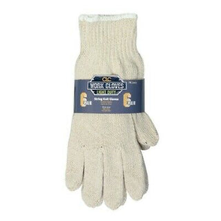 CLC PK2001 ECONOMY STRING KNIT WORK GLOVES, 6-PACK