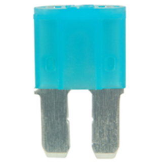 NTE Electronics 74-MIC2-15A-B FUSE AUTOMOTIVE 15A MICRO-2 BLUE 5/PKG