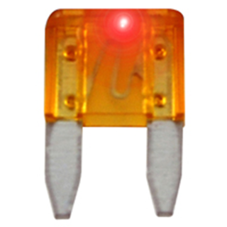 NTE Electronics 74-LMAF5A-B FUSE-MINI AUTOMOTIVE W/ LED INDICATOR