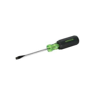 Greenlee 0153-25C Screwdriver, Flat-Cabinet Tip 1/4X4"