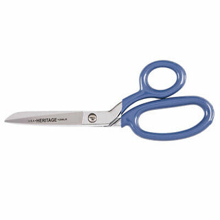 Heritage Cutlery 206LR 6'' Bent Trimmer w/ Large Ring / Blue Coating