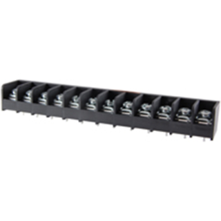 NTE Electronics 25-B300-12 Terminal Block Tri-barrier 12 Pole 9.50mm Pitch 300V