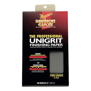 Meguiar's Mirror Glaze Unigrit Finishing Paper, 1500 Grit