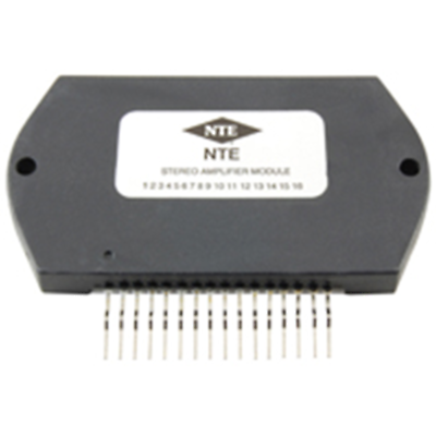 NTE Electronics NTE1331 HYBRID MODULE 25W/CHANNEL DUAL AUDIO POWER AMP 15-LEAD