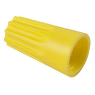 NTE Electronics 76-WN12C Wire Connector Twist-on 22-10awg Pvc Yellow 100/pkg