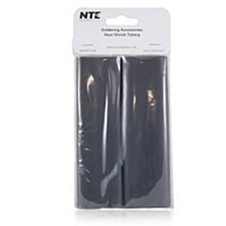 NTE Electronics 47-25806-BK Heat Shrink 1 1/2" Dia W/adhesive BLK 6" Length 2pcs