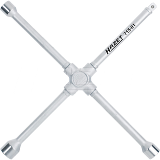 Hazet 715-01 Hexagon Four-Way Rim Wrench