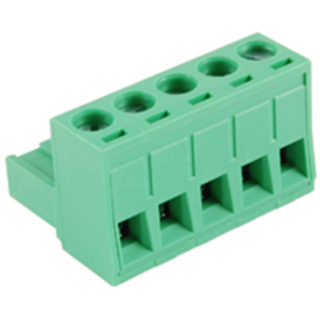 NTE Electronics 25-E1200-05 Terminal Block 5 Pole 5.08mm Pitch Plug Horizontal