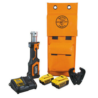 Klein Tools BAT207T24H Battery-Operated Cable Crimper, D3 Groove, 4 Ah