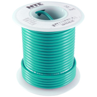 NTE WH18-05-25  Hook Up Wire Stranded Wire 300V 18AWG 25ft Green