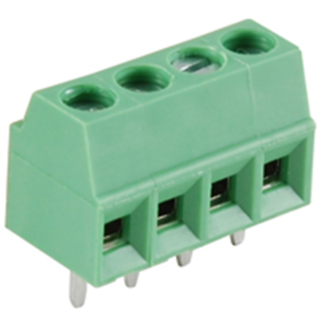 NTE Electronics 25-E100-04 Terminal Block Eurostyle 4 Pole 3.50mm Pitch 300V 10A