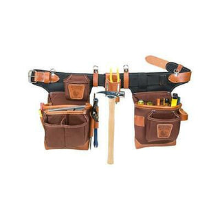 Occidental Leather 9855 Adjust-to-Fit FatLiP Tool Bag Set - Cafe