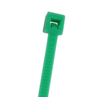 NTE Electronics 04-14505 CABLE TIE 50 LB. STANDARD 14.5" GREEN 100/BAG