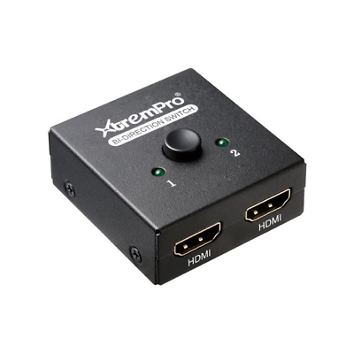 4K KVM Switch HDMI 2 Port Box, USB HDMI Switches for 2 Computers -  PrimeCables®