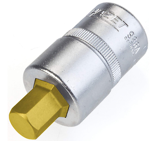 Hazet 986A-7/16 7/16 Hexagon 1/2 Square Screwdriver Socket