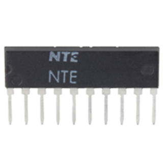 NTE Electronics NTE7087 IC - BI-DIRECTIONAL MOTOR DRIVER VCC = 12V 10-LEAD SIP